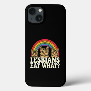 Lesbiennes eten wat Vintage LGBT Pride Month Meme Case-Mate iPhone Case