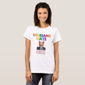 lesbiennes haten dick t-shirt (Voorkant volledig)
