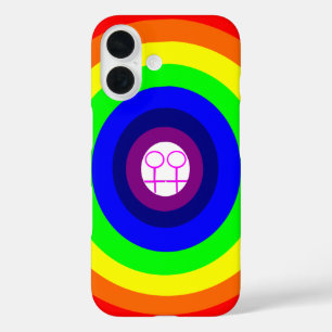 Lesbiennes Rond Regenboog iPhone 16 Hoesje