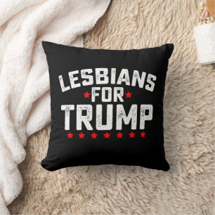 Lesbiennes Voor Trump LGBTQ Presidentiële Verkiezi Kussen
