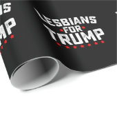 Lesbiennes voor Trump LGBTQ presidentsverkiezingen Cadeaupapier (Rol Hoek)