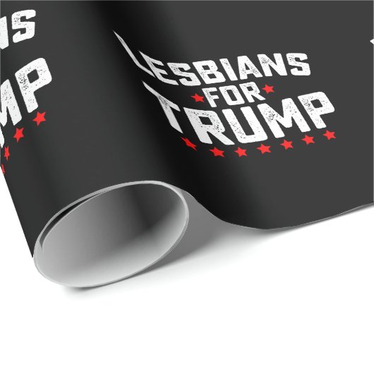 Lesbiennes voor Trump LGBTQ presidentsverkiezingen Cadeaupapier (Rol Hoek)