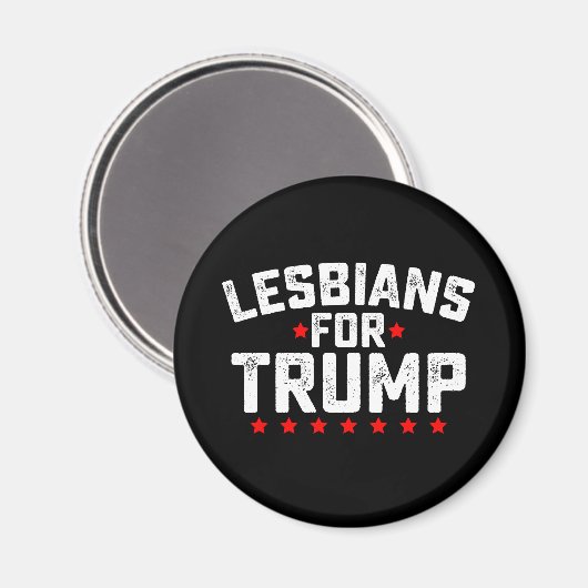 Lesbiennes voor Trump LGBTQ presidentsverkiezingen Magneet (Voorkant / Achterkant)
