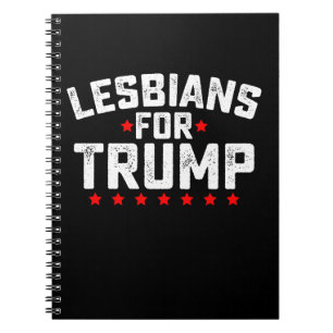 Lesbiennes Voor Trump LGBTQ Presidentsverkiezingen Notitieboek