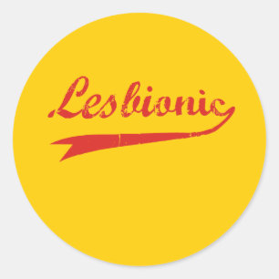 Lesbionisch Ronde Sticker