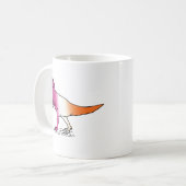 Lesbisaurus Koffiemok (Voorkant links)