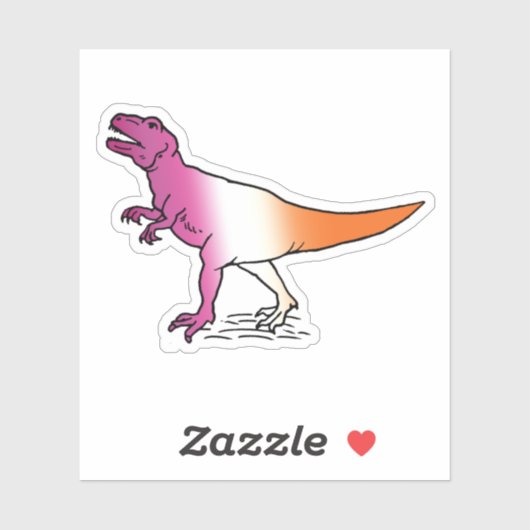 Lesbisaurus Sticker (Vel)