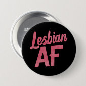 Lesbisch AF Bloem LGBT Pride Gay Love Parade Ronde Button 7,6 Cm (Voorkant /achterkant)