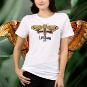 Lesbisch AF Death Head Moth Tri-Blend Shirt