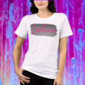 Lesbisch AF Lipstick Roze Tri-Blend Shirt