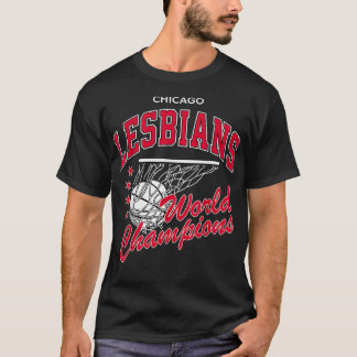 Lesbisch Basketbal Sport Chicago Atletische LGBTQ T-shirt