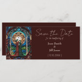 Lesbisch Bruiloft Save the Date (Voorkant / Achterkant)