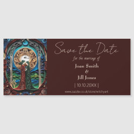 Lesbisch Bruiloft Save the Date Magnet Magnetische Uitnodiging