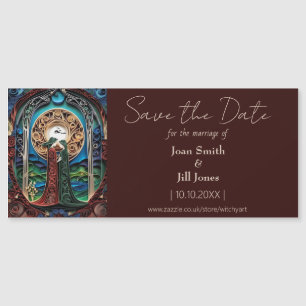 Lesbisch Bruiloft Save the Date Magnet Magnetische Uitnodiging