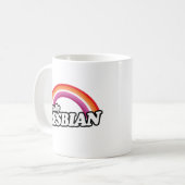 Lesbisch en trots koffiemok (Voorkant links)