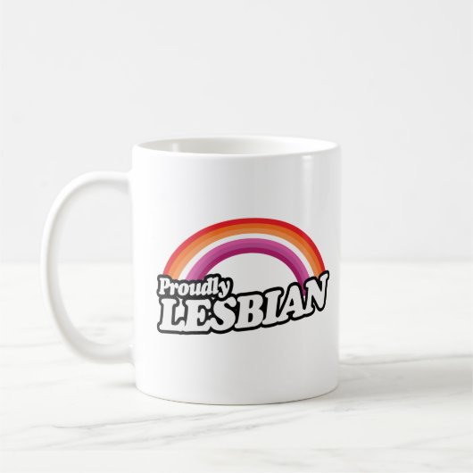 Lesbisch en trots koffiemok (Links)