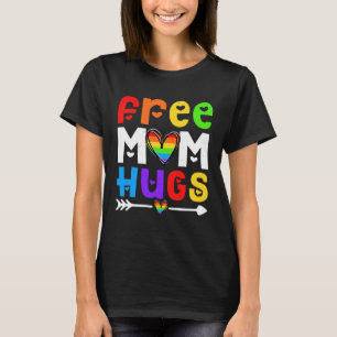 Lesbisch Gay Gratis Moeder Knuffels LGBT Trots Moe T-shirt