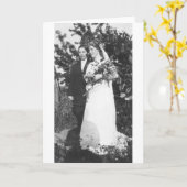 Lesbisch Huwelijk Circa 1920 Kaart (Gele Bloem)