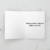 Lesbisch Huwelijk Gefeliciteerd Vrouwen Verliefd Kaart (Binnen)