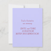 Lesbisch Huwelijk Hartjes Kaart (Achterkant)