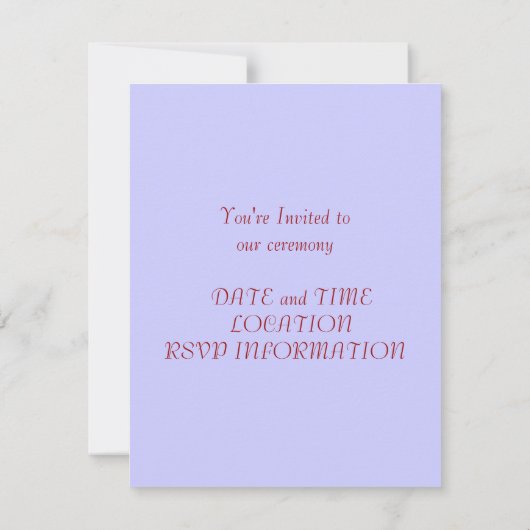 Lesbisch Huwelijk Hartjes Kaart (Achterkant)