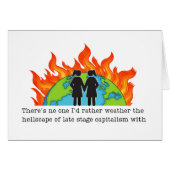 Lesbisch Jubileum Grappig Progressieve Kaart (Voorkant Horizontaal)