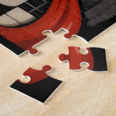 Lesbisch koppel kubisme legpuzzel (Zijkant)