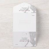 Lesbisch paar bruiloft uitnodiging (Buitenkant)