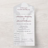 Lesbisch paar bruiloft uitnodiging (Binnen)