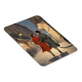  lesbisch paar in gezellige nacht magneet (Rechterzijde)