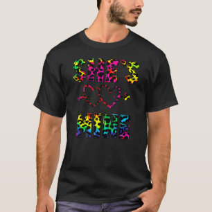 Lesbisch paar Matching Sches Mine In Haar Luipaard T-shirt