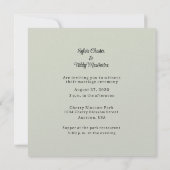 Lesbisch paar regenboog bruiloft uitnodiging (Achterkant)