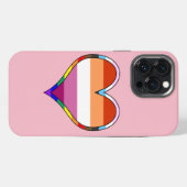 Lesbisch Pride Hart Case-Mate iPhone Case Hoesje (Achterkant horizontaal)
