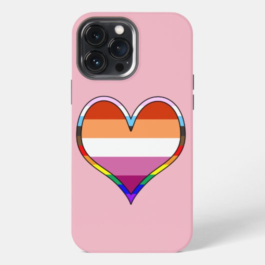 Lesbisch Pride Hart Case-Mate iPhone Case Hoesje (Achterkant)