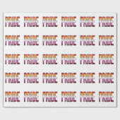 Lesbisch Pride Woord Cadeaupapier (Vlak)