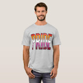 Lesbisch Pride Woord T-shirt (Voorkant volledig)