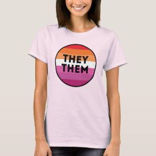 Lesbisch Pronouns Pride T-Shirt