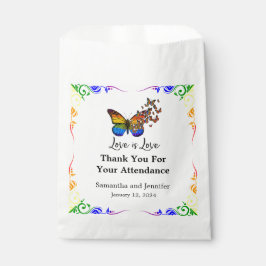 Lesbisch Regenboog Kleuren Liefde is Liefde Bruilo Bedankzakje