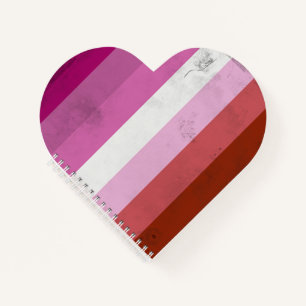 Lesbisch roze notitieboek