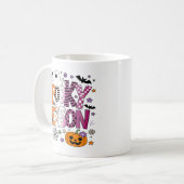 Lesbisch Spooky Seizoen Halloween Koffiemok (Voorkant links)