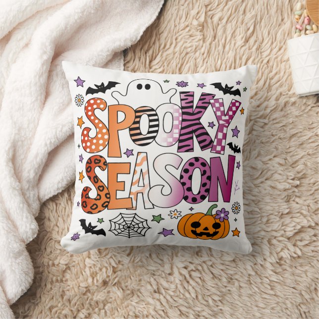 Lesbisch Spooky Seizoen Halloween Kussen (Deken)