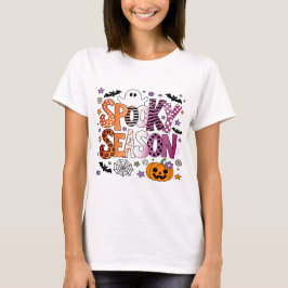 Lesbisch Spooky Seizoen Halloween T-shirt