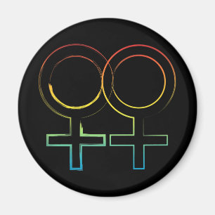 lesbisch symbool magneet