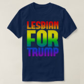 lesbisch voor trump t-shirt (Design voorkant)
