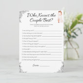 Lesbisch Vrijgezellenfeest Spel, Wie kent het paar Kaart (Staand voorkant)