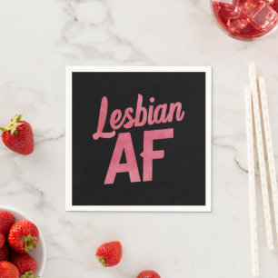 Lesbische AF Bloem LGBT Pride Gay Liefdesparade Servet