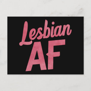 Lesbische AF Bloem LGBT Pride HBT Liefdesparade Briefkaart