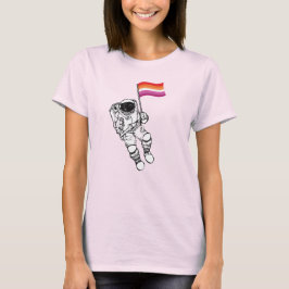 Lesbische Astronaut Pride T-shirt