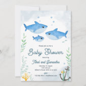 Lesbische baby shower-uitnodiging met schattige ha kaart (Voorkant)