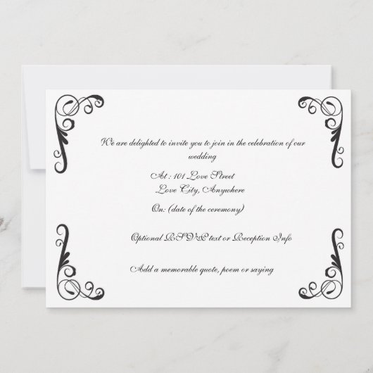 Lesbische bride en Bride Black en White Wedding Kaart (Achterkant)